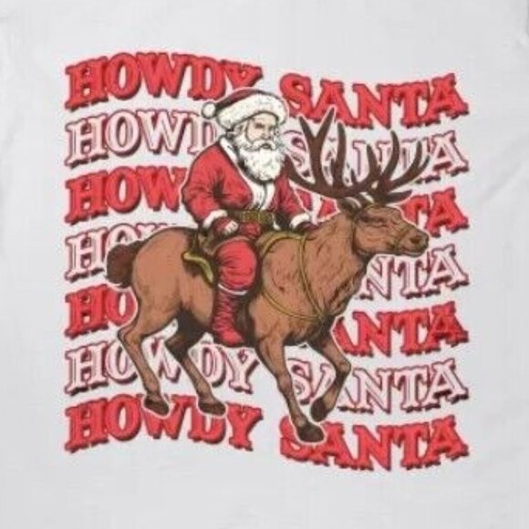 Howdy S4nt4 Shirt, Howdy Christmas Shirt, Country Christmas Shirt, Western Shirt - Picture 3 of 3